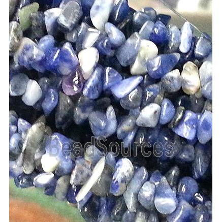 lapis lazuli chips bead, freeform