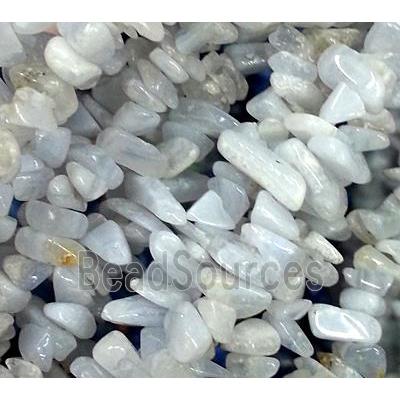 white jade chips bead, freeform