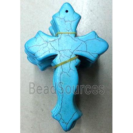 Cross Turquoise Pendant, stability, synthesize