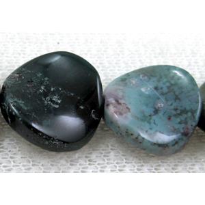 Natural Twist Coin Gemstone bead