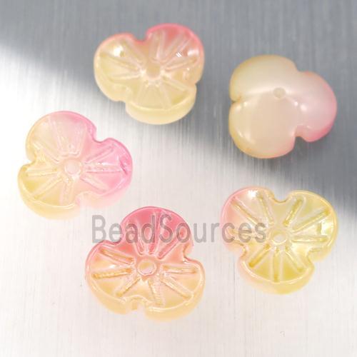 jadeite glass clover beads