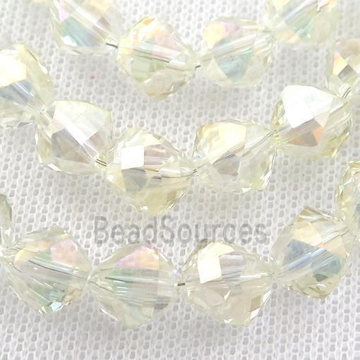 Crystal Glass Beads, freeform