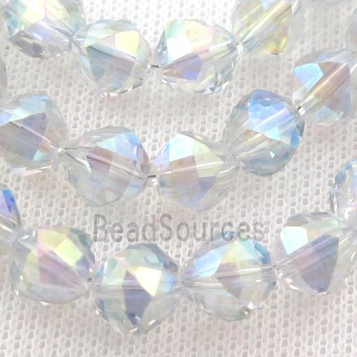 Crystal Glass Beads, freeform