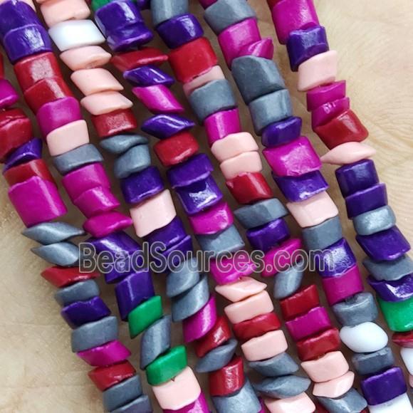 Mixed Color Lampwork Glass Chips Beads