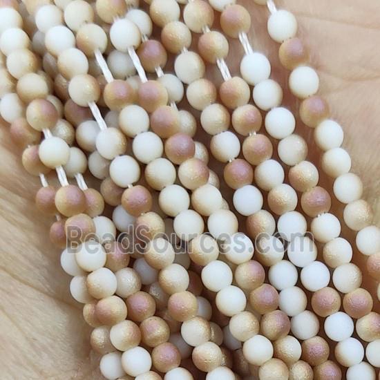 Champagne Glass Seed Beads Round Matte