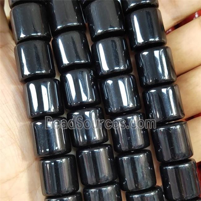 Black Resin Column Beads