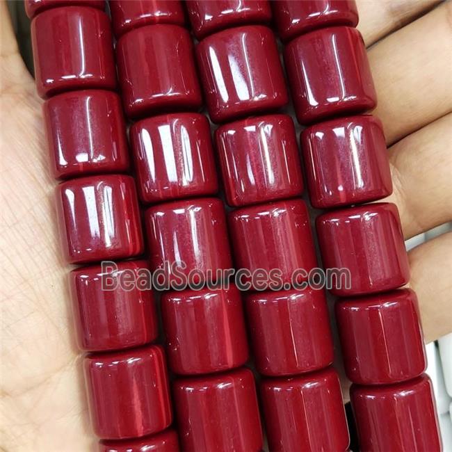 Red Resin Column Beads