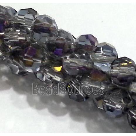 handmade braided chain with chinese crystal glass bead, faceted