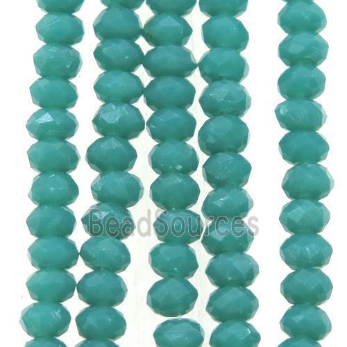 chinese crystal glass beads, faceted rondelle