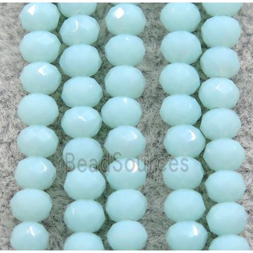 chinese crystal glass beads, faceted rondelle