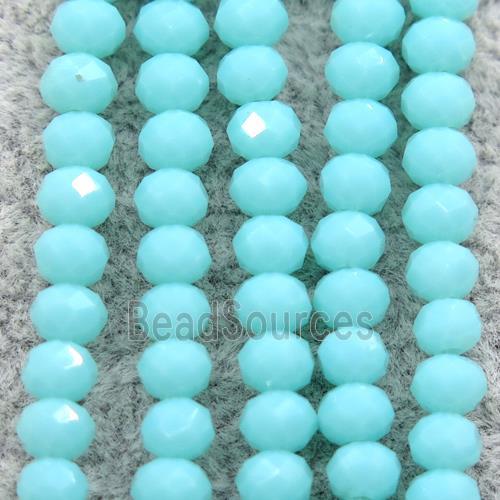 chinese crystal glass beads, faceted rondelle