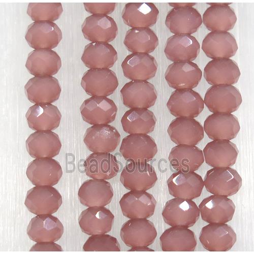 chinese crystal glass beads, faceted rondelle