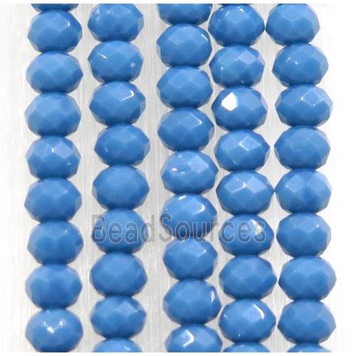 chinese crystal glass beads, faceted rondelle