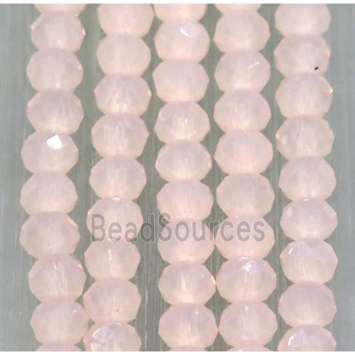 chinese crystal glass beads, faceted rondelle