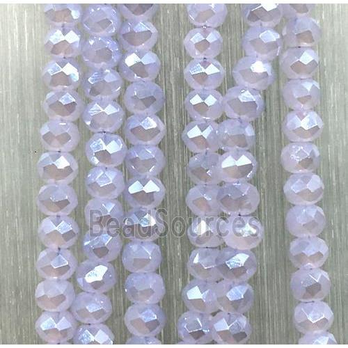 chinese crystal glass beads, faceted rondelle