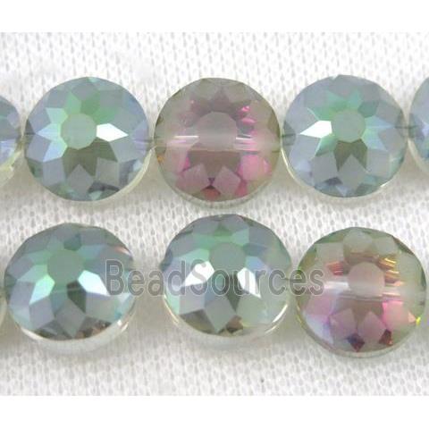 chinese crystal glass bead, faceted square