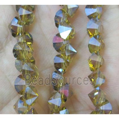 chinese crystal glass bead, diamondoid