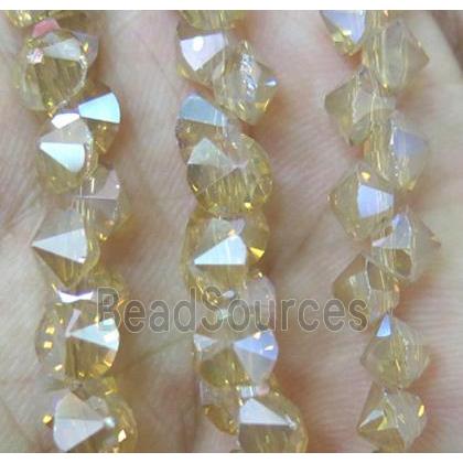 chinese crystal glass bead, diamondoid