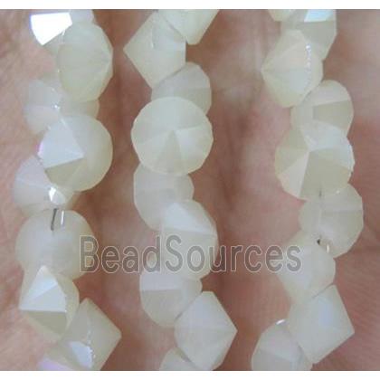 chinese crystal glass bead, diamondoid