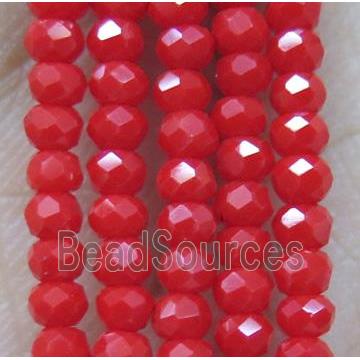 chinese crystal glass seed beads, faceted rondelle