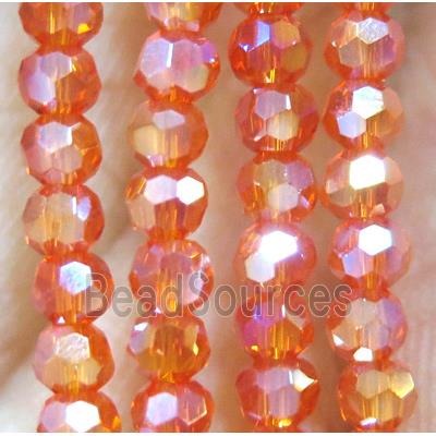 chinese crystal bead, faceted round