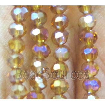 chinese crystal bead, faceted round