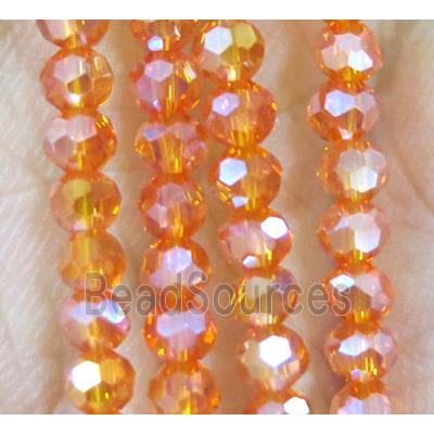 chinese crystal bead, faceted round