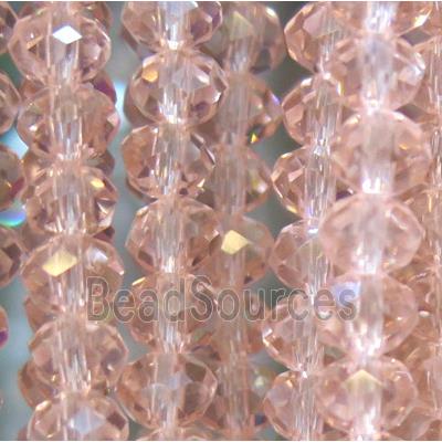 chinese crystal bead, faceted rondelle