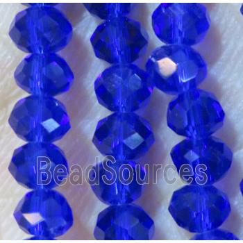 chinese crystal bead, faceted rondelle