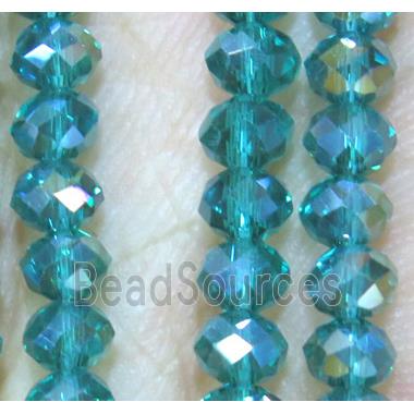 chinese crystal bead, faceted rondelle