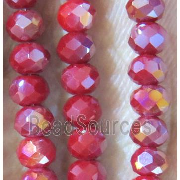 chinese crystal bead, faceted rondelle