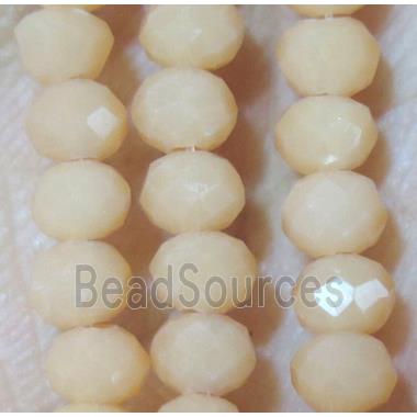 chinese crystal bead, faceted rondelle