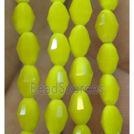 Chinese Crystal Beads, faceted oval