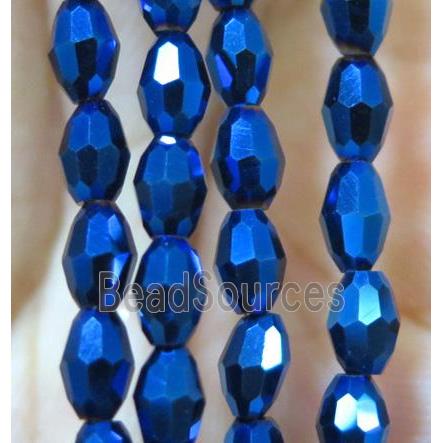 Chinese Crystal Beads, faceted oval