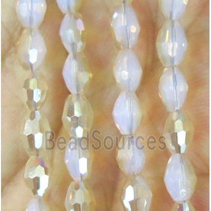 Chinese Crystal Beads, faceted oval