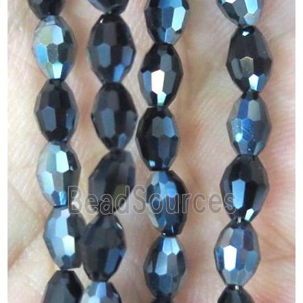 Chinese Crystal Beads, faceted oval