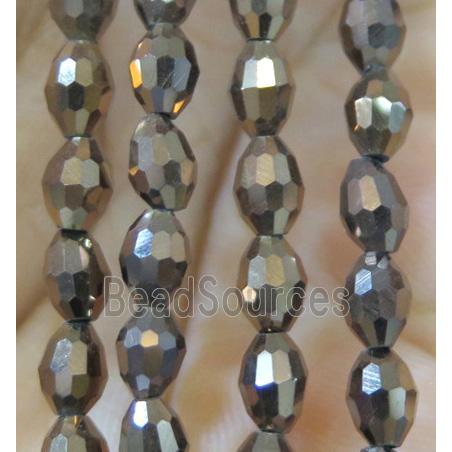 Chinese Crystal Beads, faceted oval