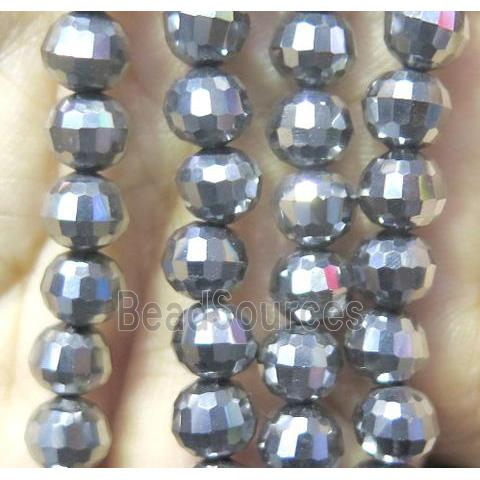 chinese crystal bead, faceted round