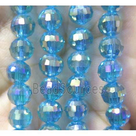 chinese crystal bead, faceted round