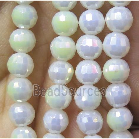 chinese crystal bead, faceted round