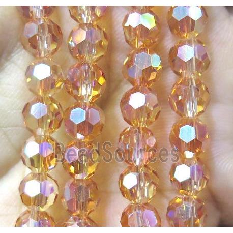 chinese crystal bead, faceted round