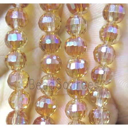 chinese crystal bead, faceted round