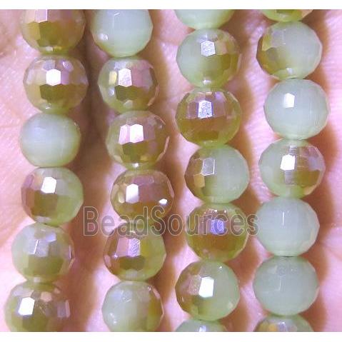 chinese crystal bead, faceted round