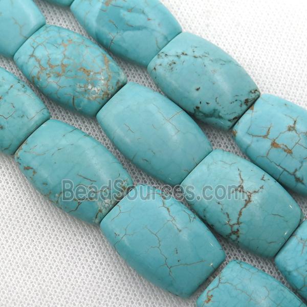 Magnesite Turquoise beads, oval