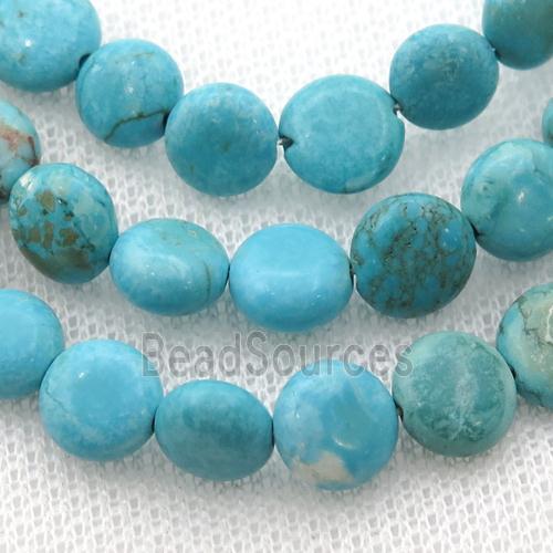 Magnesite Turquoise circle beads