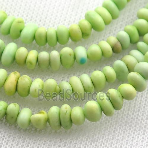 lemon Magnesite Turquoise chip beads