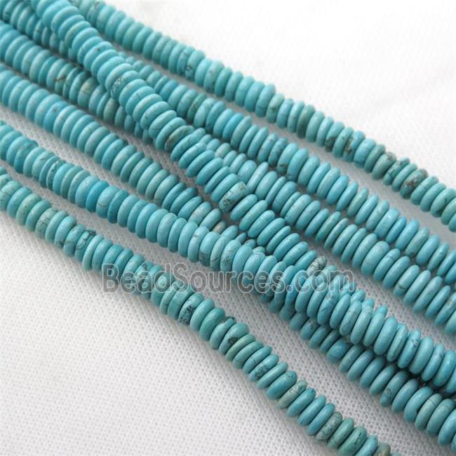 Magnesite Turquoise heishi beads