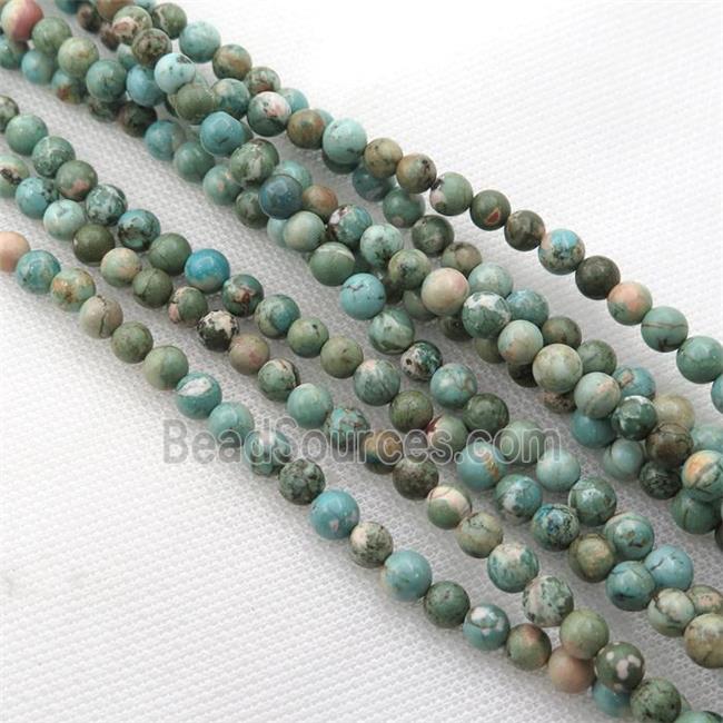 round Magnesite Turquoise beads