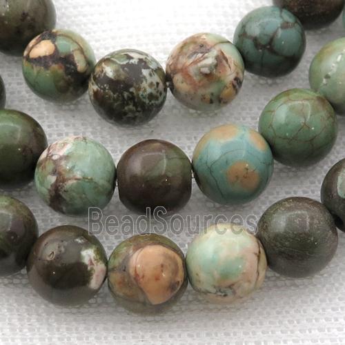 round Magnesite Turquoise beads