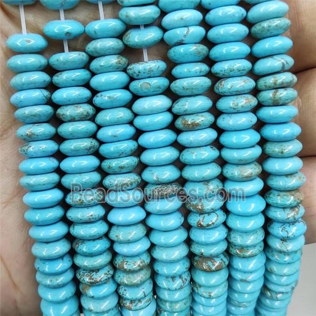 Blue Magnesite Turquoise Beads Saucer